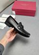 Ferragamo Man Black Calfskin Business Leather Shoes 0428109 (4)_th.jpg